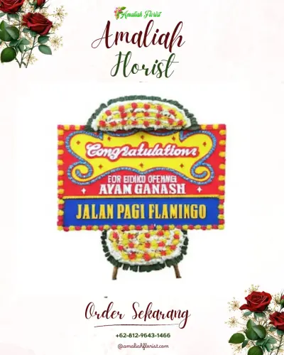 Bunga Papan Congratulation di Tembelangunung